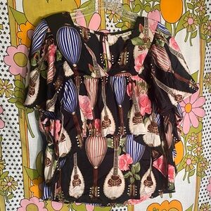 Boutique Silky Mandolin Blouse